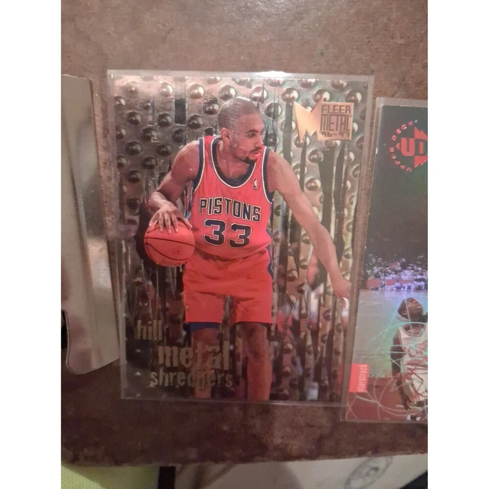 Lot of 3 Grant Hill Basketball Trading Cards